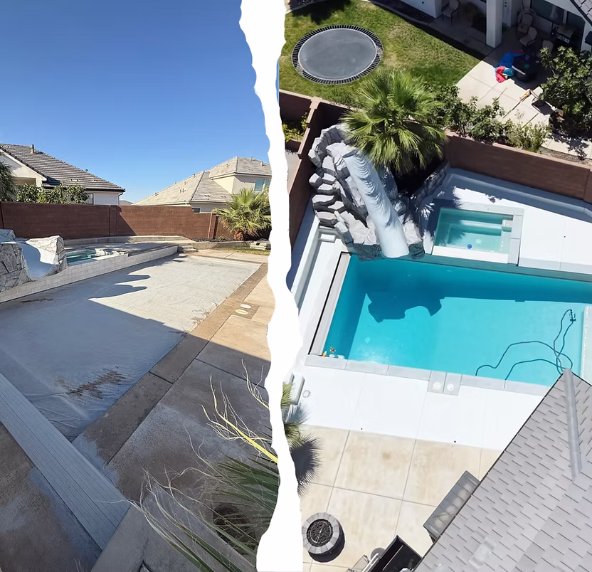 Poolside transformation